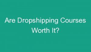 Read more about the article Are Dropshipping Courses Worth It?