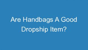 Read more about the article Are Handbags A Good Dropship Item?