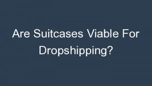 Read more about the article Are Suitcases Viable For Dropshipping?