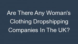 Read more about the article Are There Any Woman’s Clothing Dropshipping Companies In The UK?
