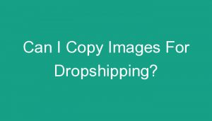 Read more about the article Can I Copy Images For Dropshipping?