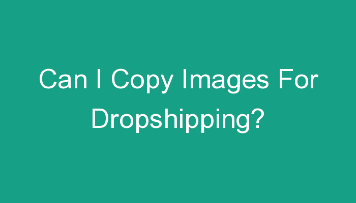 You are currently viewing Can I Copy Images For Dropshipping?