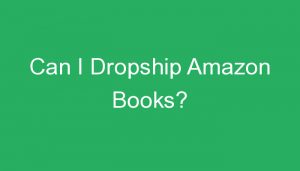 Read more about the article Can I Dropship Amazon Books?