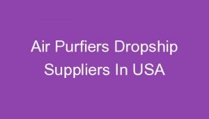 Read more about the article Air Purfiers Dropship Suppliers In USA