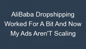 Read more about the article AliBaba Dropshipping Worked For A Bit And Now My Ads Aren’T Scaling