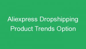 Read more about the article Aliexpress Dropshipping Product Trends Option