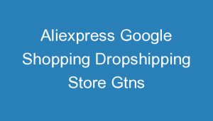Read more about the article Aliexpress Google Shopping Dropshipping Store Gtns