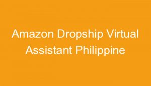 Read more about the article Amazon Dropship Virtual Assistant Philippine