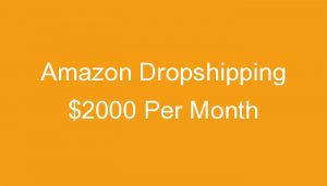 Read more about the article Amazon Dropshipping $2000 Per Month