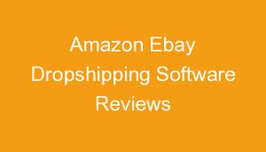 Read more about the article Amazon Ebay Dropshipping Software Reviews