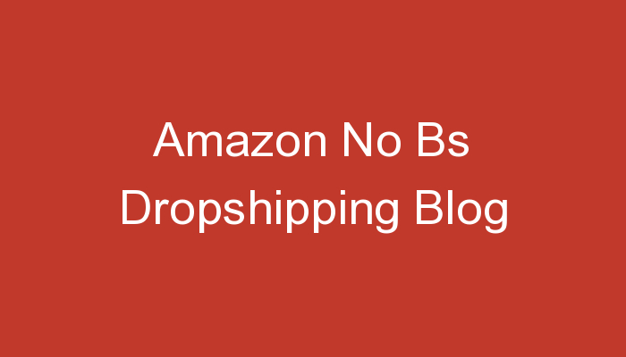 You are currently viewing Amazon No Bs Dropshipping Blog