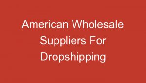 Read more about the article American Wholesale Suppliers For Dropshipping
