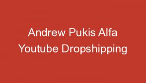 Read more about the article Andrew Pukis Alfa Youtube Dropshipping