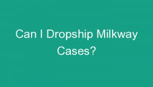 Read more about the article Can I Dropship Milkway Cases?