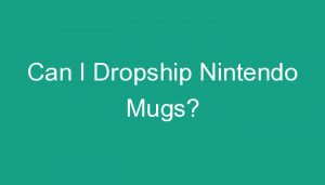Read more about the article Can I Dropship Nintendo Mugs?