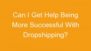 Read more about the article Can I Get Help Being More Successful With Dropshipping?