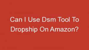 Read more about the article Can I Use Dsm Tool To Dropship On Amazon?