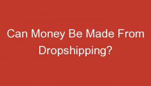 Read more about the article Can Money Be Made From Dropshipping?