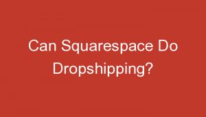 Read more about the article Can Squarespace Do Dropshipping?