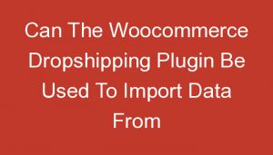 Read more about the article Can The Woocommerce Dropshipping Plugin Be Used To Import Data From Etsy?