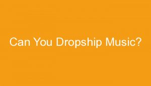 Read more about the article Can You Dropship Music?