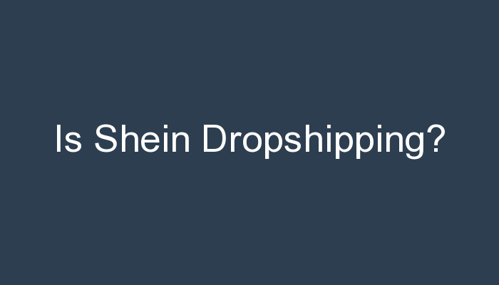 You are currently viewing Is Shein Dropshipping?