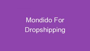 Read more about the article Mondido For Dropshipping