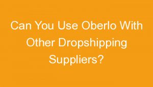 Read more about the article Can You Use Oberlo With Other Dropshipping Suppliers?