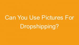 Read more about the article Can You Use Pictures For Dropshipping?