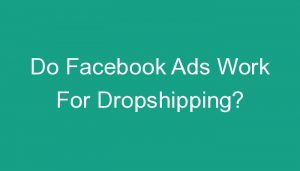 Read more about the article Do Facebook Ads Work For Dropshipping?