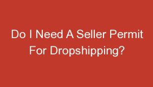 Read more about the article Do I Need A Seller Permit For Dropshipping?