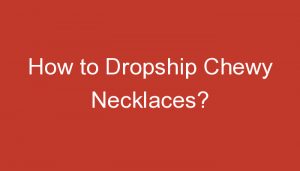Read more about the article How to Dropship Chewy Necklaces?