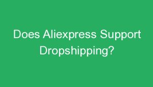 Read more about the article Does Aliexpress Support Dropshipping?