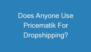 Read more about the article Does Anyone Use Pricematik For Dropshipping?