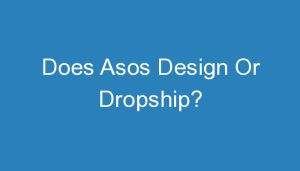 Read more about the article Does Asos Design Or Dropship?
