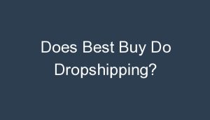 Read more about the article Does Best Buy Do Dropshipping?