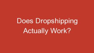 Read more about the article Does Dropshipping Actually Work?