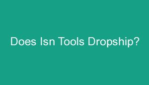 Read more about the article Does Isn Tools Dropship?