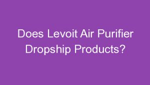 Read more about the article Does Levoit Air Purifier Dropship Products?