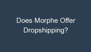 Read more about the article Does Morphe Offer Dropshipping?