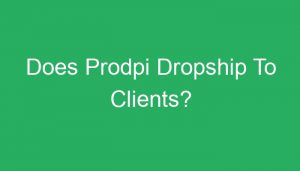 Read more about the article Does Prodpi Dropship To Clients?