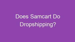 Read more about the article Does Samcart Do Dropshipping?